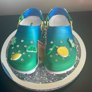 NWT sprite x crocs all terrain clogs unisex men’s size 10 women’s size 12